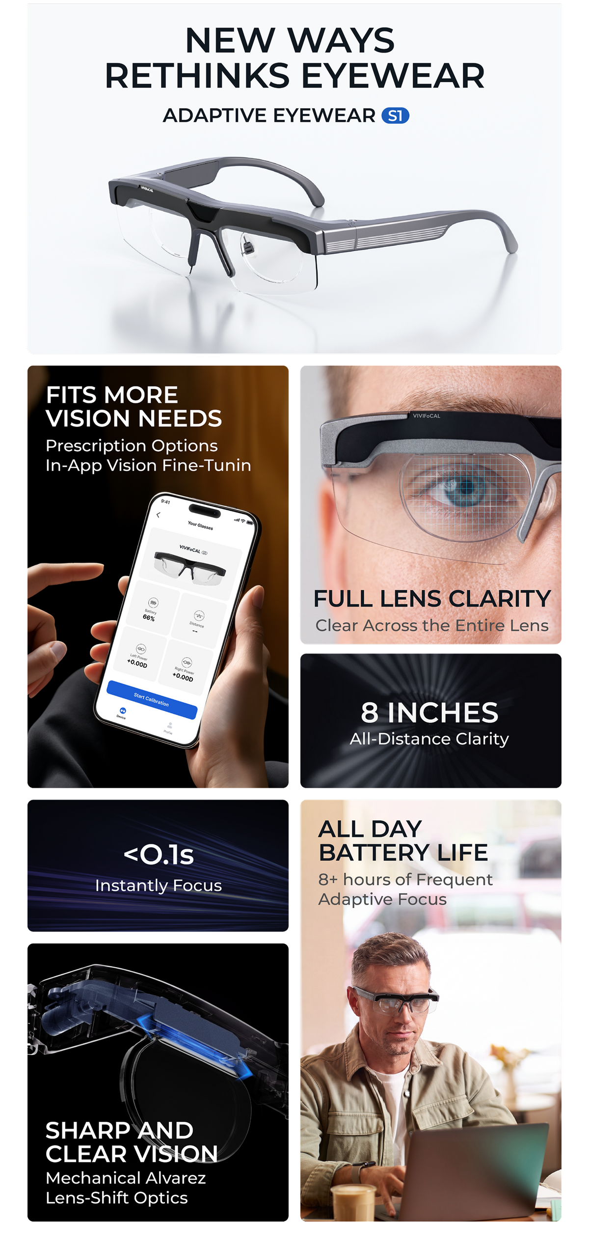 The All-Sight Adaptive Eyewear features