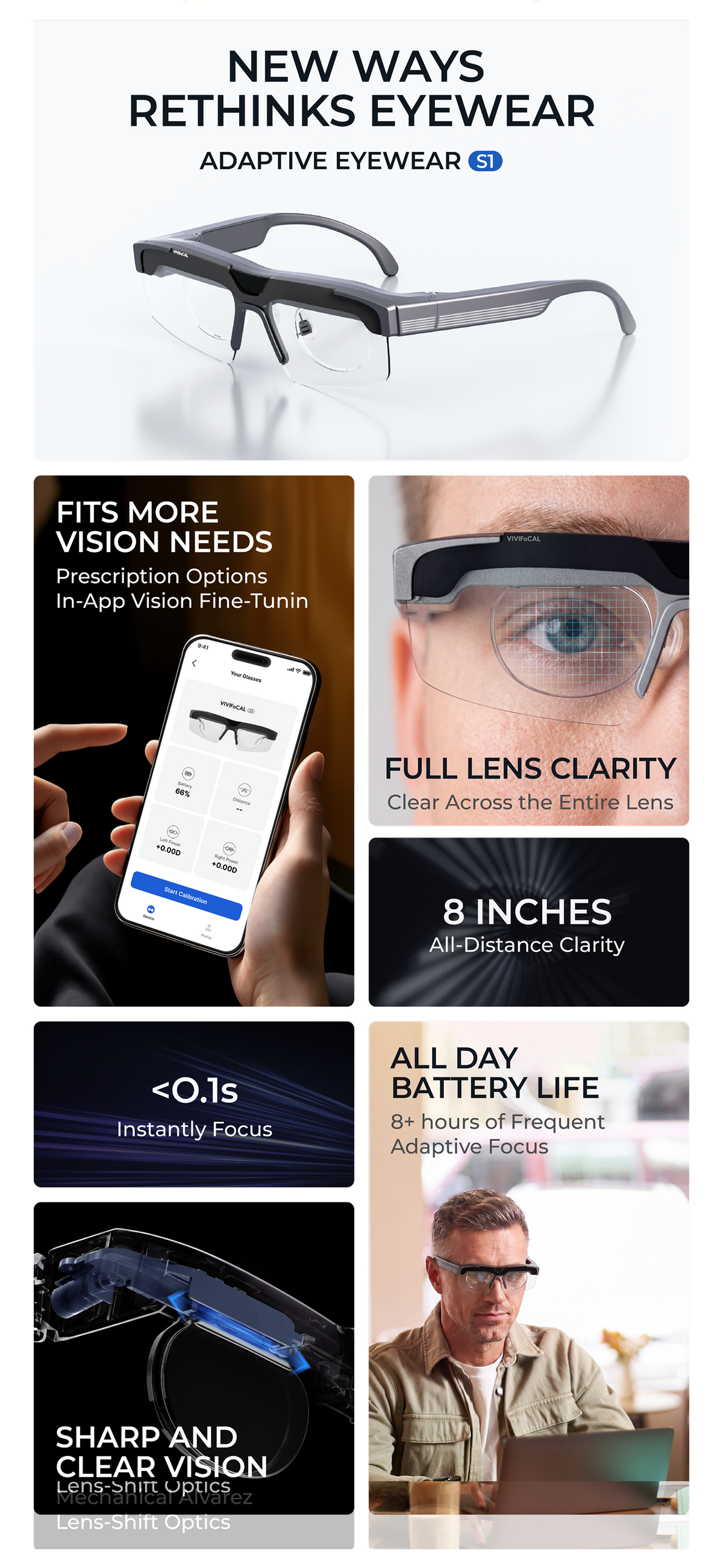 The All-Sight Adaptive Eyewear features